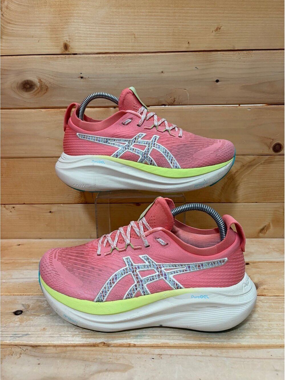 Asics GEL-Nimbus 27 TR 1012B808-700 Sneakers Womens 8 Pink Running Shoes EBS2736